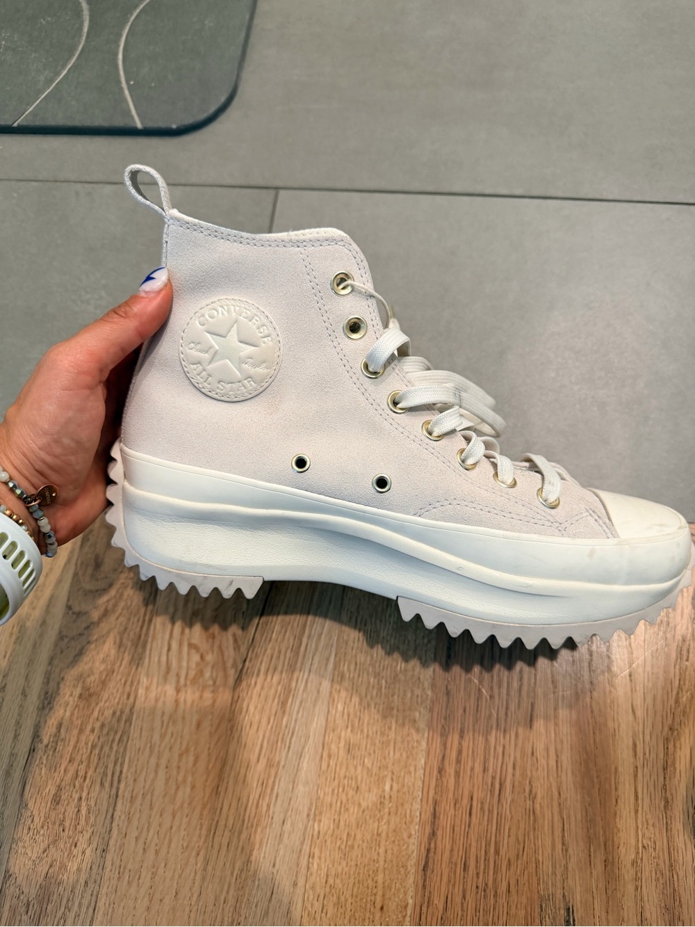 Converse Platform Run Star Hike High Top Sneaker - Off-White